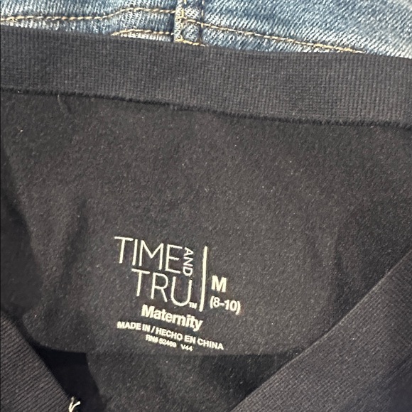 🔥4X$25 Time and Tru Women's Maternity Roll Cuff Shorts Size M - Picture 8 of 11